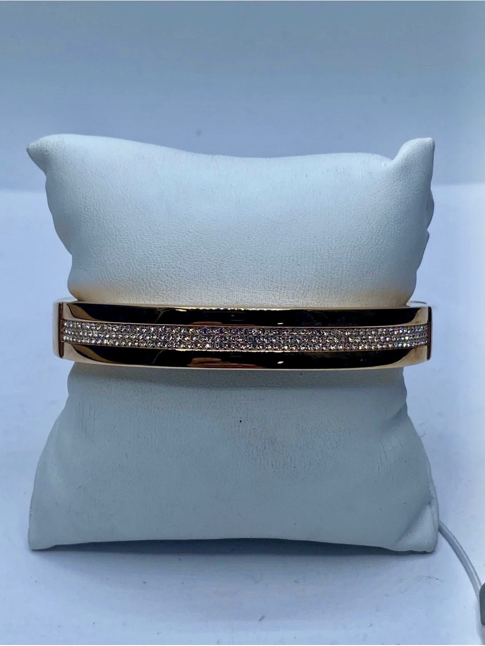Michael Kors Gold toned Hinge Bracelet with box